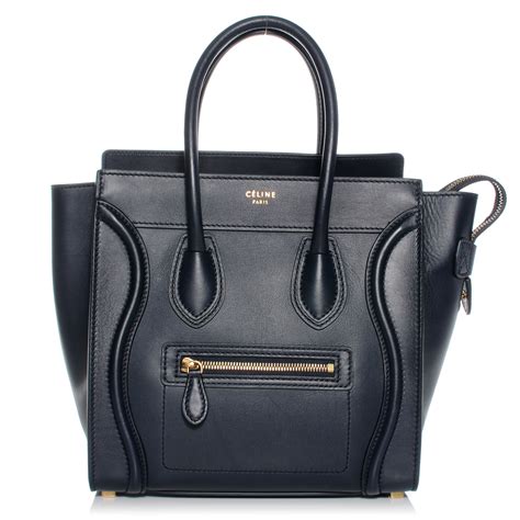 celine micro luggage navy